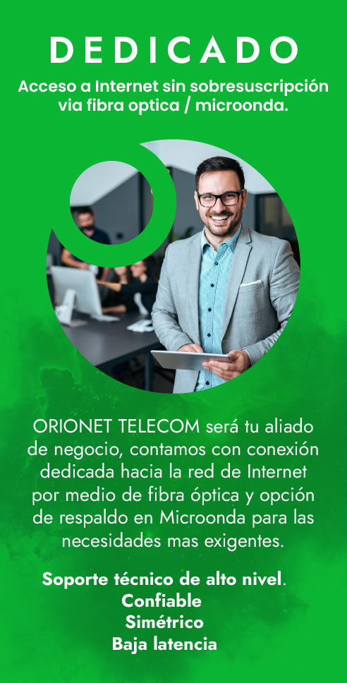 Internet Dedicado Orionet