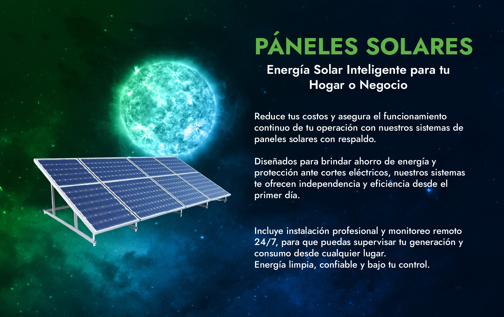 Páneles Solares
